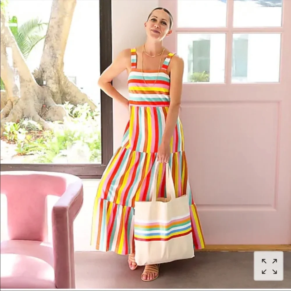 Rainbow Knit Maxi Dress- J.Crew